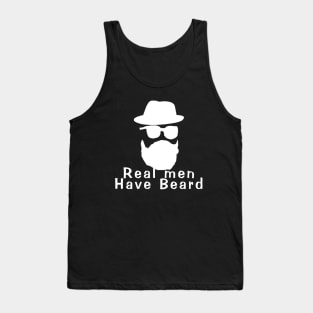 Real men have beard Tank Top